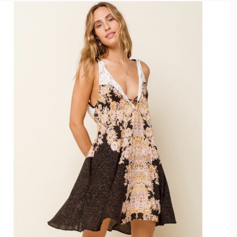 Free People Morning Sun Lace Slip Dress - Picture 2 of 9
